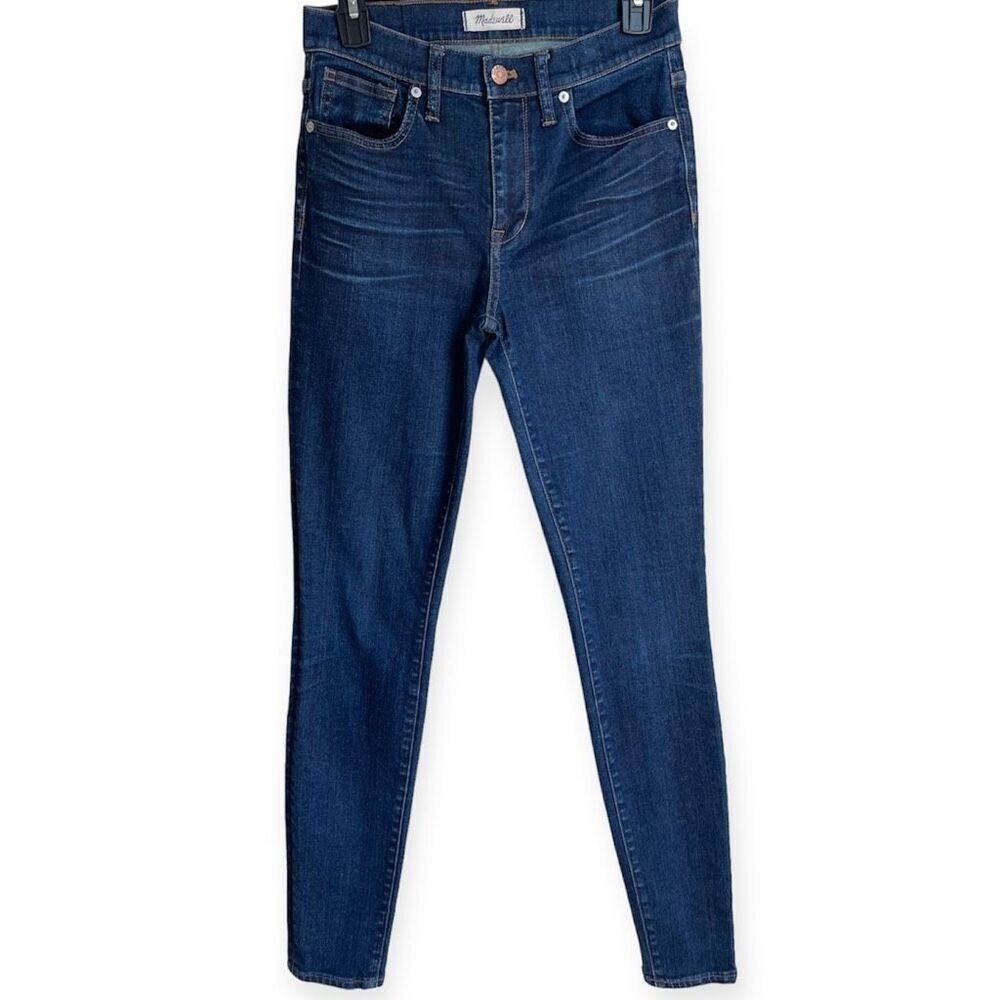 Madewell 9” High Riser Skinny Skinny Jeans (Dark Wash) - 28T (28 Tall)